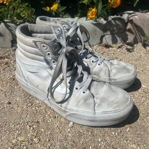 Vans Filmore White High-Top Platform Sneakers